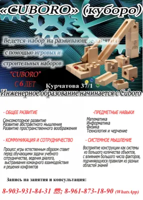 Развивающие занятия «Куборо» (НТМ)