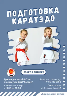 Подготовительная группа каратэдо