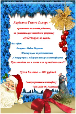 Новогодняя программа для детей, фото 1