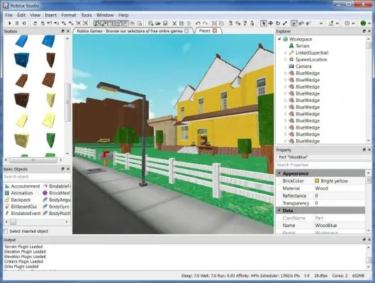 Создание игр на Roblox