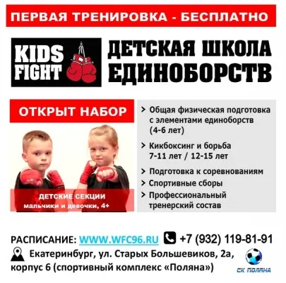 Бокс, кикбоксинг, борьба