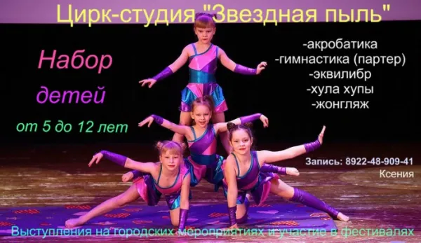 Цирковая студия "Звёздная пыль"