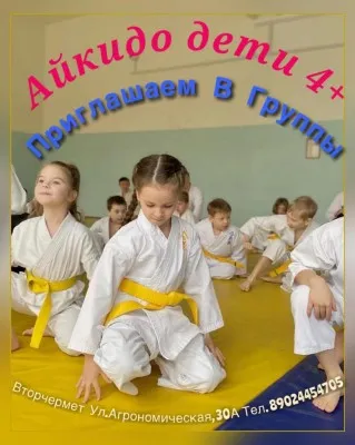 СЕКЦИЯ АЙКИДО для детей район Вторчермет Екатеринбург