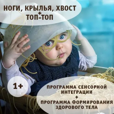 Программа по сенсорной интеграции «Ноги, крылья, хвост + топ-топ»