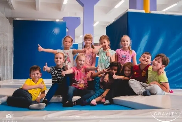 Детский день рождения на батутах