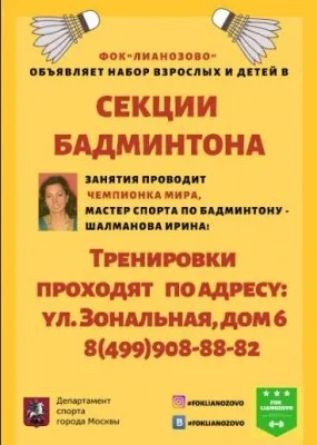 Бадминтон