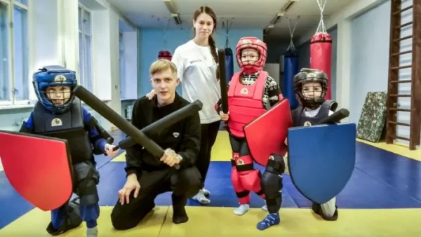Мечевой бой для детей. Фехтование